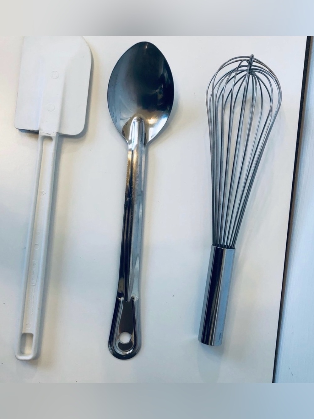 Restaurant Size Spoon and Large Spoon Large Industrial Size Whisk Foodie, Chef